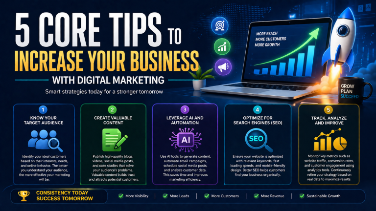 5 tips to increase your business